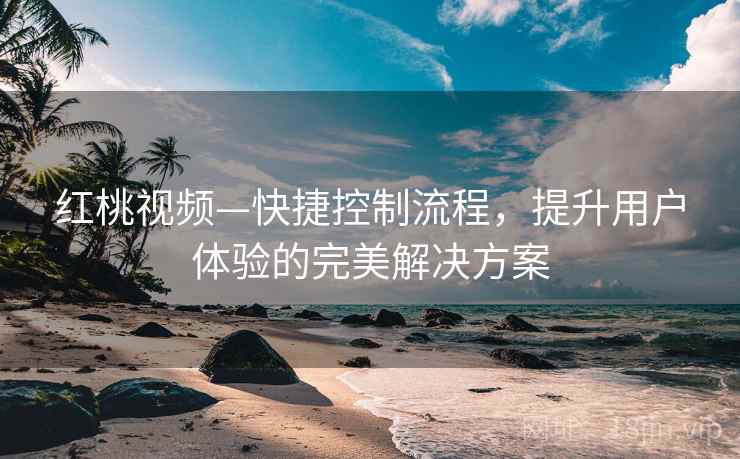 红桃视频—快捷控制流程，提升用户体验的完美解决方案