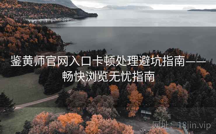 鉴黄师官网入口卡顿处理避坑指南——畅快浏览无忧指南 鉴黄师官网入口卡顿处理避坑指南——畅快浏览无忧指南